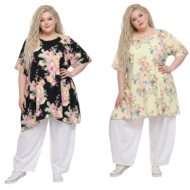 ITALIA MODA viscose A-lijn tuniek /meerdere kleuren