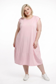 ITALIA Moda oversized katoen A-lijn jurk stretch /in meerdere kleuren