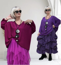 Moonshine oversized  viscose mix gebreide top /in meerdere kleuren