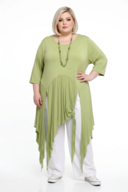 Moonshine viscose tricot A-lijn tuniek stretch apart /in meerdere kleuren