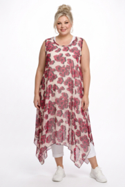 AKH oversized chique chiffon A-lijn  jurk/overjurk /tuniek apart