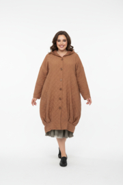 Zedd Plus viscose mantel/tussenjas met capuchon/in meerdere kleuren