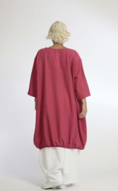 AKH viscose/linnen  A-lijn jurk/tuniek met zakken apart