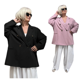 Italia MODA oversized blazer/jas apart /gevoerd/in meerdere kleuren