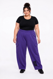 ITALIA MODA viscose mix wijde broek apart/stretch