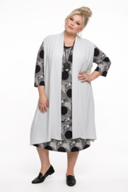 Sissi oversized viscose mouwloze vest stretch /in meerdere kleuren