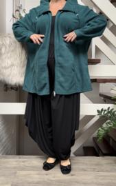 ITALIA MODA oversized fleece vest/blazer / stretch /in meerdere kleuren