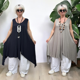 Moonshine viscose jersey A-lijn tuniek/in meerdere kleuren