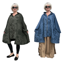 ITALIA MODA oversized katoen fijn corduroy blazer/jas/ apart/in meerdere kleuren