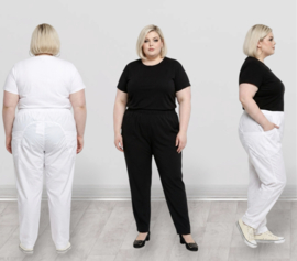 Moonshine viscose broek stretch apart/ zeer rekbaar/in meerdere kleuren