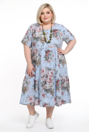 ITALIA MODA viscose A-lijn jurk