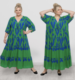 Vincenzo Allocca oversized viscose  BOHO A-lijn jurk apart
