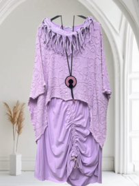 Moonshine oversized  katoen top apart stretch /in meerdere kleuren