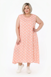 AKH oversized viscose A-lijn jurk apart