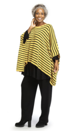 AKH oversized gebreide katoen top stretch