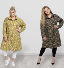 AKH oversized viscose/katoen zomerjas/blazer met ritssluiting / apart /stretch/in meerdere kleuren