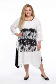 Zedd Plus viscose  A-lijn jurk