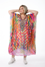 ONE OF A KIND  zomer poncho/tuniek ( extra groot)