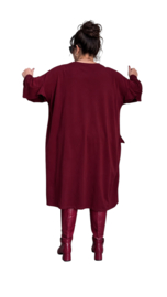 ITALIA MODA katoen jurk met zakken /stretch/in meerdere kleuren