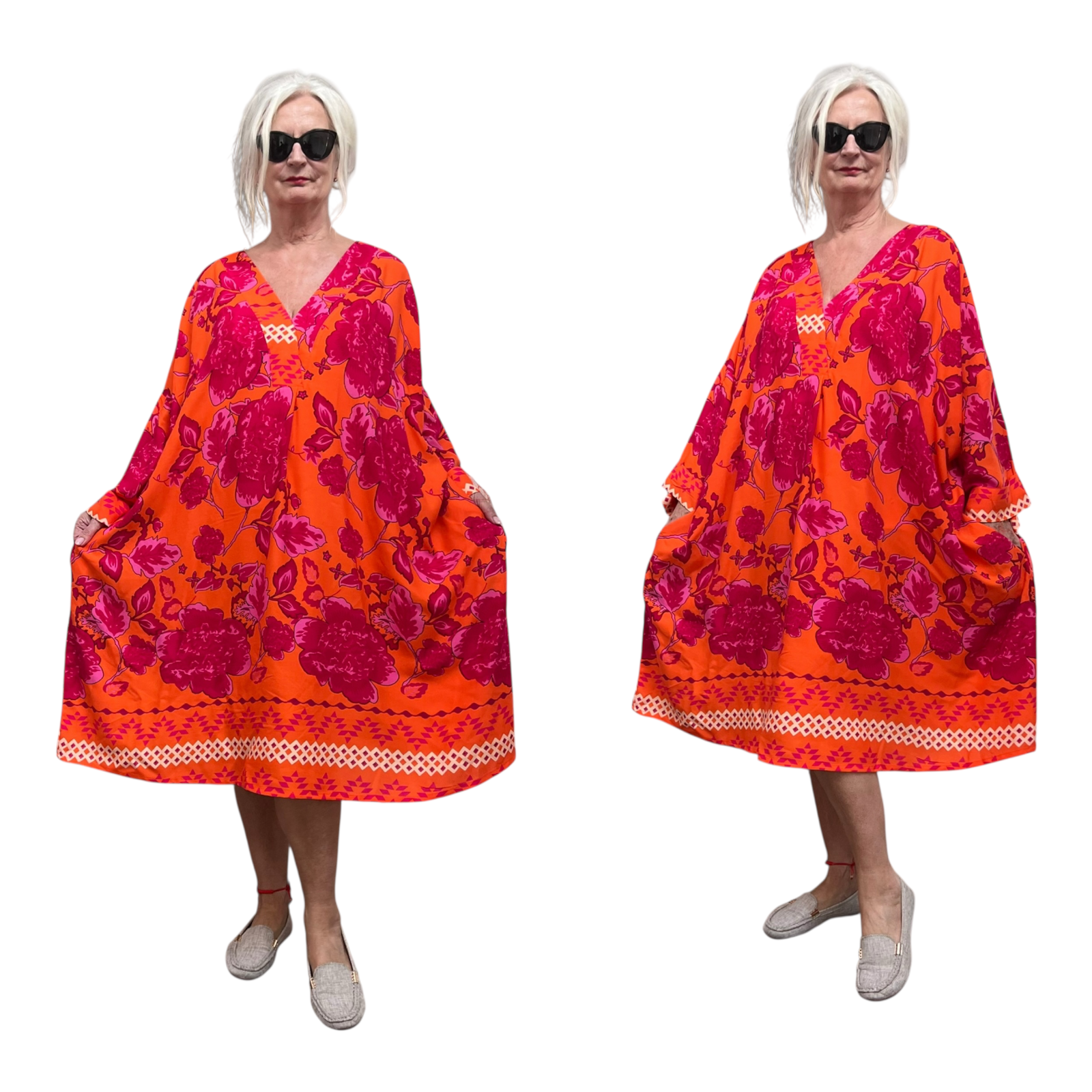 Vincenzo Allocca oversized viscose jurk/tuniek