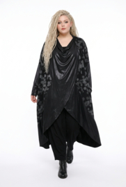 IZZY Style oversized viscose A-lijn blazer/vest stretch