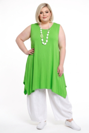 Moonshine viscose tricot A-lijn tuniek stretch apart /in meerdere kleuren