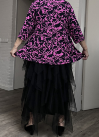 Ophilia viscose A-lijn tuniek  stretch