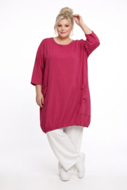 AKH viscose/linnen  A-lijn jurk/tuniek met zakken apart