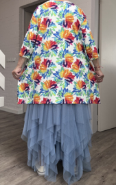 MB viscose  A-lijn tuniek stretch