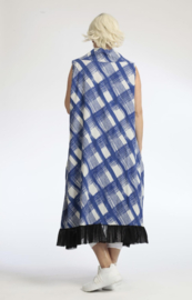 AKH viscose  A-lijn jurk/hemd/blazer stretch