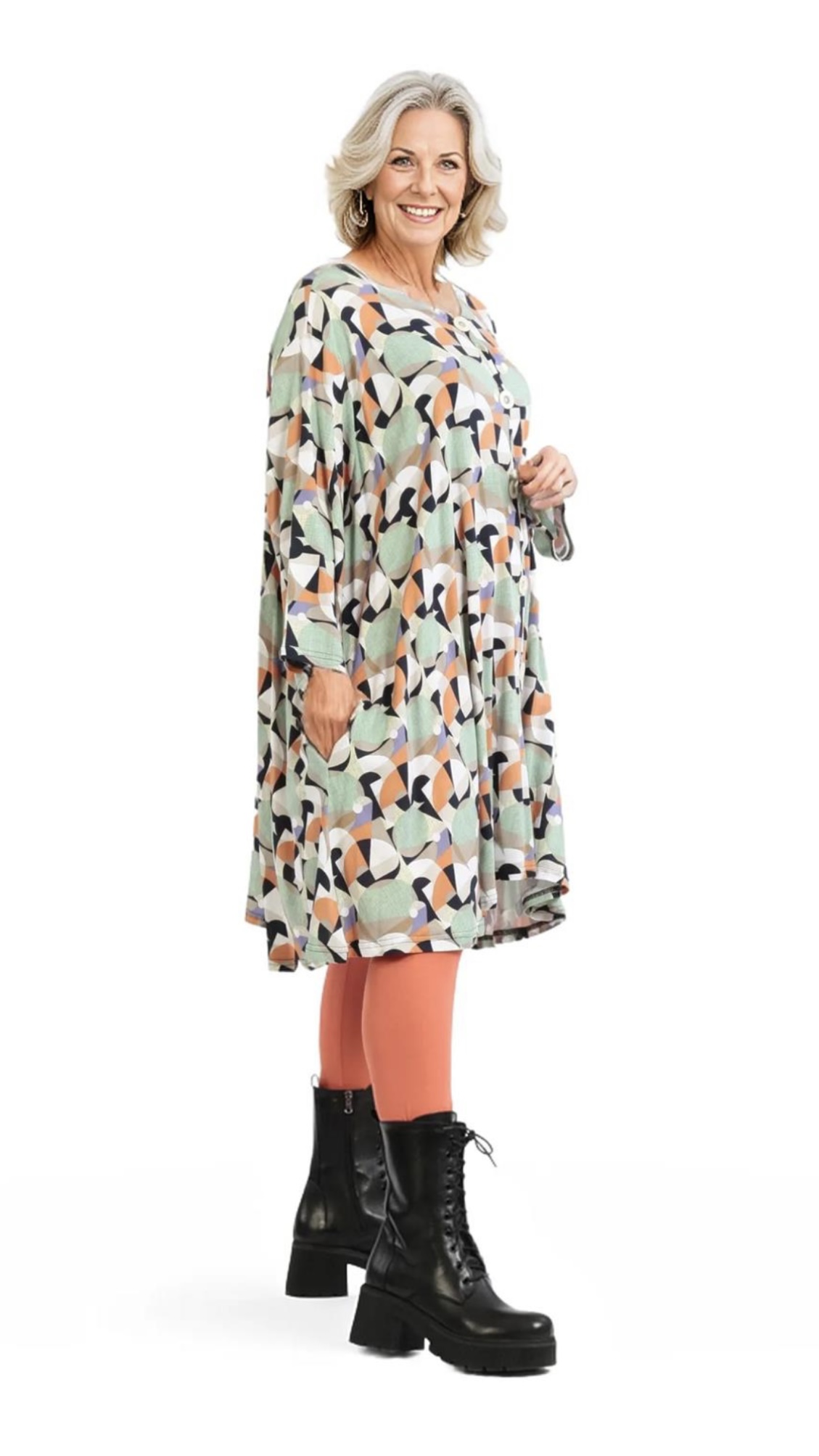 AKH viscose oversized A-lijn blouse/tuniek