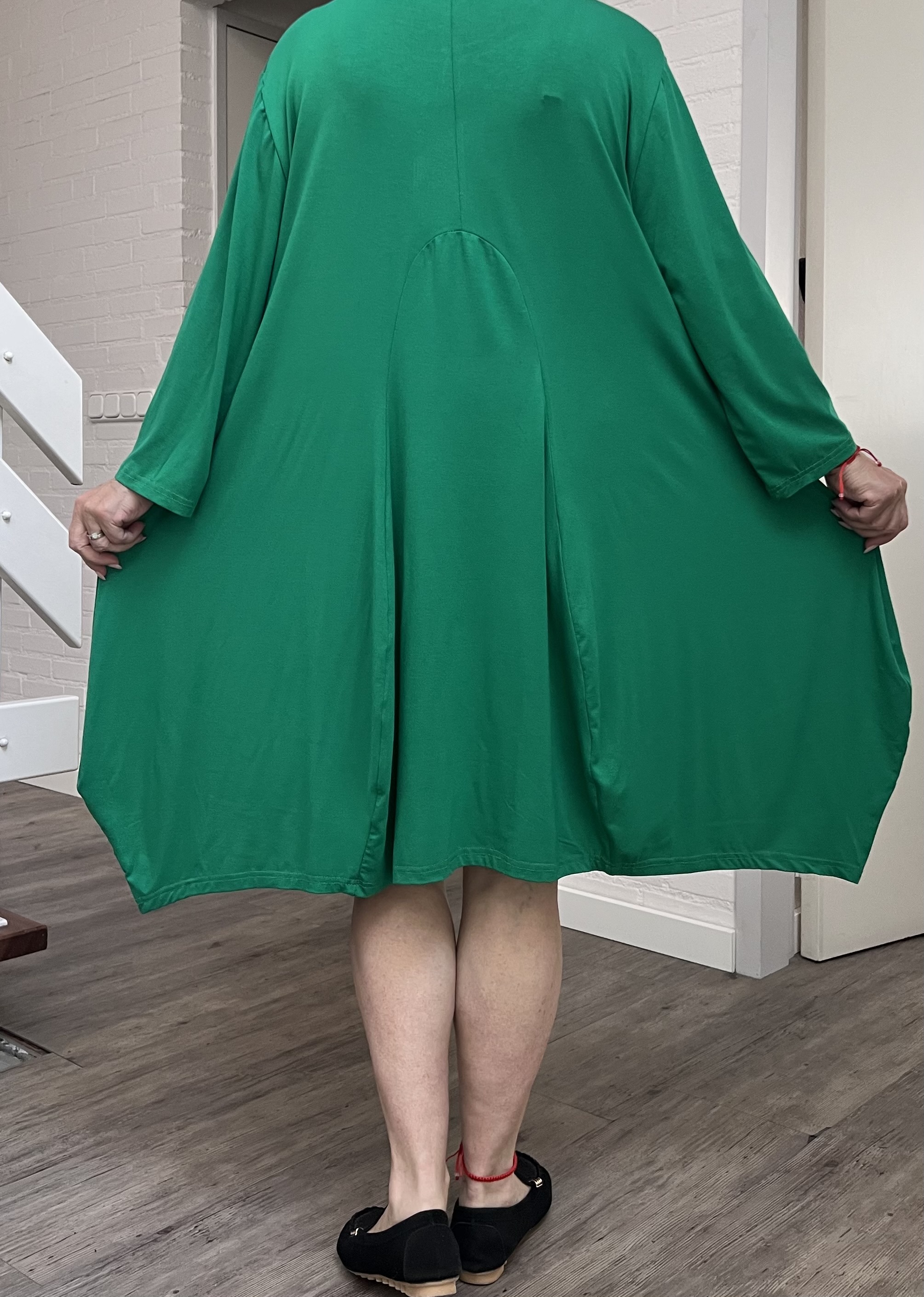 New Jersey oversized viscose A-lijn jurk/tuniek / stretch