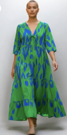 Vincenzo Allocca oversized viscose  BOHO A-lijn jurk apart