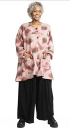 AKH winter oversized acryl/wol blazer/vest apart stretch
