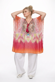 ONE OF A KIND  viscose zomer poncho/tuniek