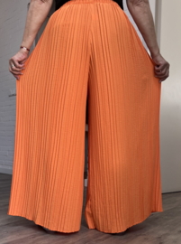 ITALY Mode viscose accordeon-plooi  wijde broek apart /zeer rekbaar//in meerdere kleuren