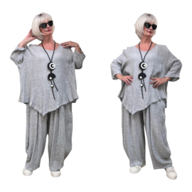 Moonshine oversized linnen top/tuniek apart
