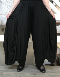 Moonshine jersey katoen ballonbroek apart zwart