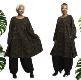 AKH oversized A-lijn viscose jurk  /stretch
