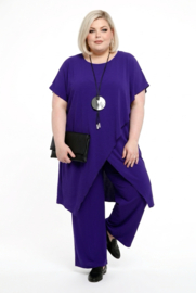 ITALIA MODA oversized viscose mix tuniek + broek stretch /in meerdere kleuren