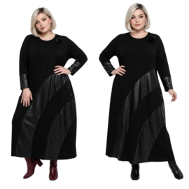 Vincenzo Allocca katoen ballon jurk met bloem / stretch