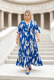 Vincenzo Allocca oversized viscose  BOHO A-lijn jurk apart