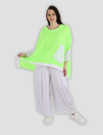 AKH viscose linnen look oversized A-lijn top