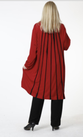 AKH oversized tricot viscose A-lijn tuniek apart stretch