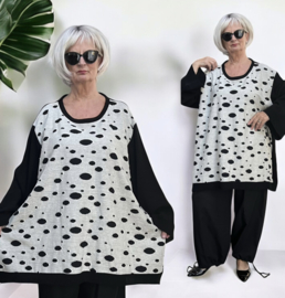 Naveed  oversized viscose gebreide top/poncho stretch/in meerdere kleuren