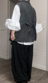 Vincenzo Allocca de modieuze kleuring oversized katoen A-lijn mouwloze vest apart/in meerdere kleuren