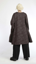 AKH oversized jersey viscose A-lijn tuniek apart stretch /in meerdere kleuren