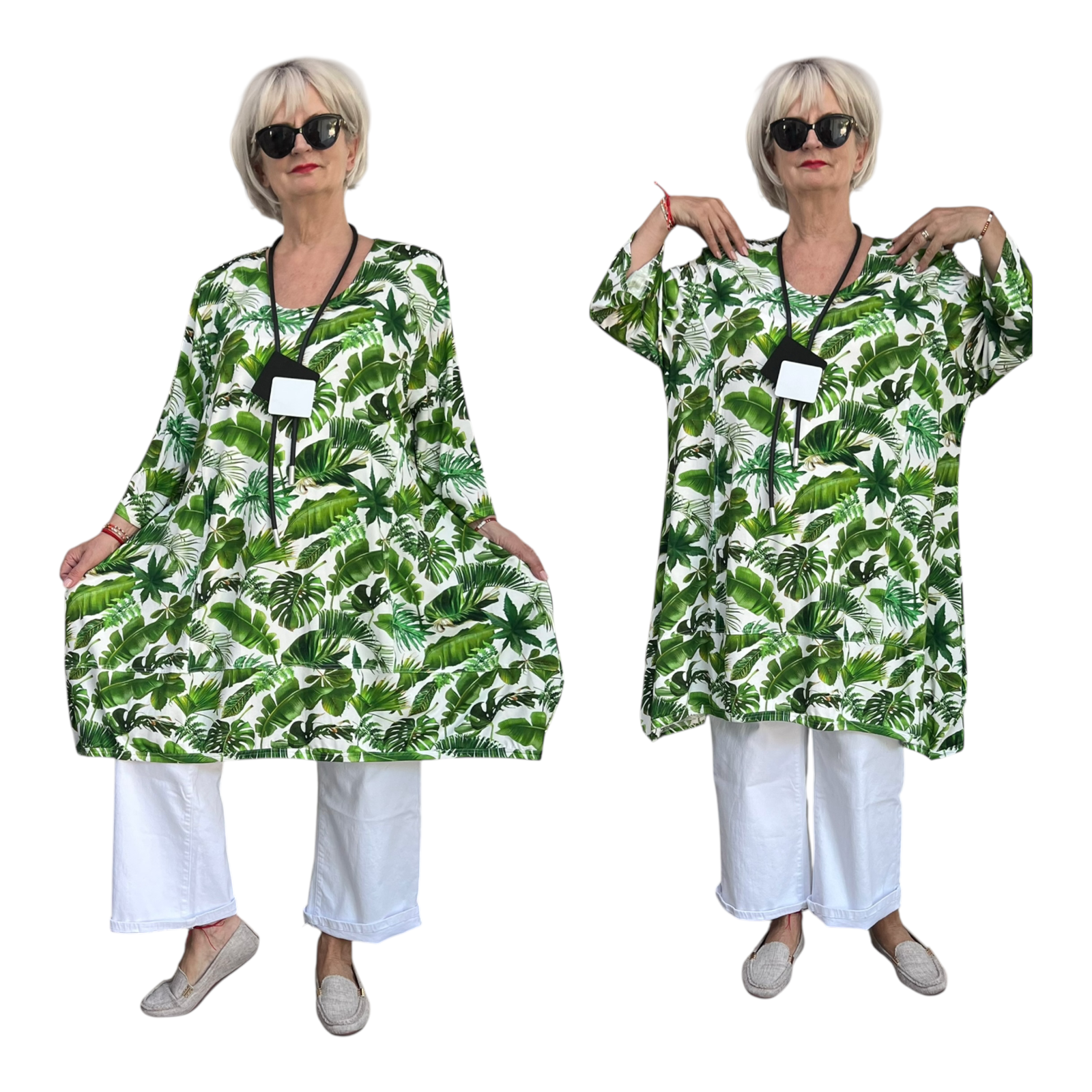 New Jersey viscose A-lijn jurk/tuniek/ stretch