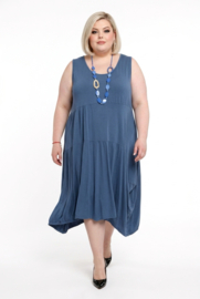 Moonshine katoen A-lijn jurk stretch