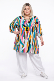 Naveed oversized viscose A-lijn tuniek